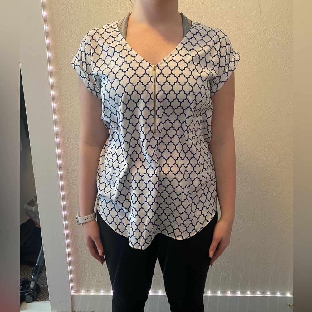 Express short sleeve blouse